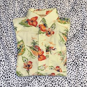 Floral Hollister button down
